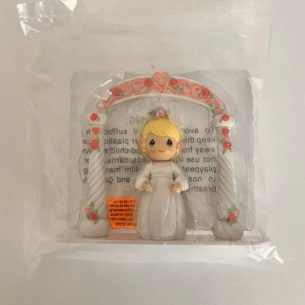 Precious Moments Cake Topper Bridal Shower Decor Bride NWT To Have And To Hold